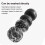 Yoga Foam Roller 45cm High-Density Wave-Pattern Trigger Point Back Roller for Spinal Alignment 5