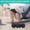 Yoga Foam Roller 45cm High-Density Wave-Pattern Trigger Point Back Roller for Spinal Alignment 2
