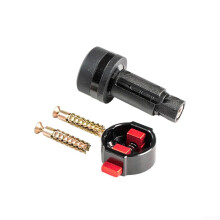 Bicycle Organization Made Easy Sturdy Wall-Mounted Hanger For Mountain Bike Handlebars Black