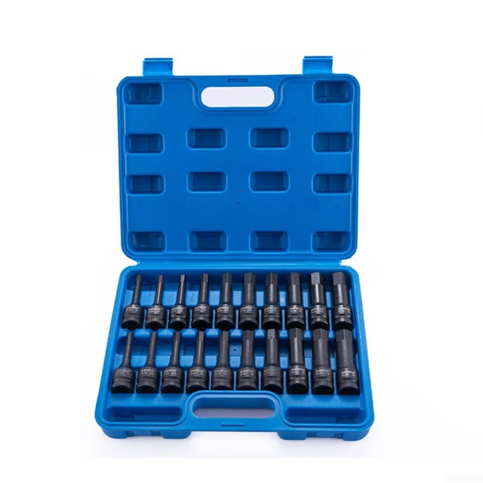Heat Treated 20 Piece Socket Set H6 H7 H8 H10 H12 H14 H16 H17 H18 H19 Chrome Moly Steel Double-Side Engraving 9067246479275