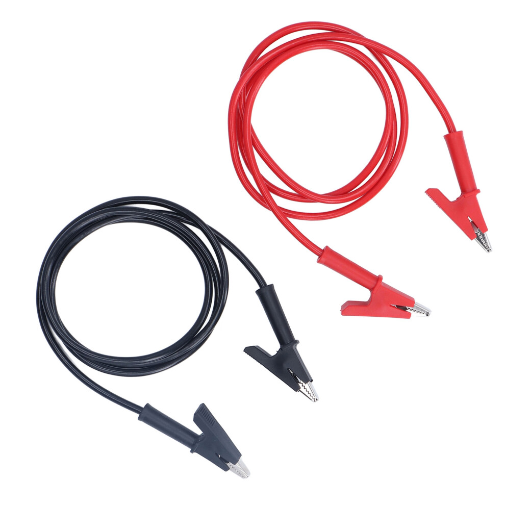 Durable Silicone Test Leads 4Mm Cord With Brass Crocodile Clips 4901357532892