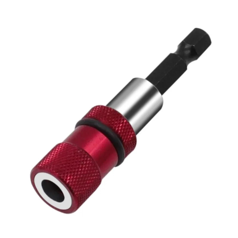 1/4 Inch Hex Shank Adjustable Screw Depth Drywall Drill Bit Holder Extension Magnetic Screwdriver Bit Adapter Tool Red 9067246479428