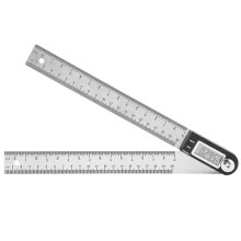 (As show, One size) 200MM Stainless Steel Electronic Digital Protractor Goniometer Angle Finder Miter Gauge