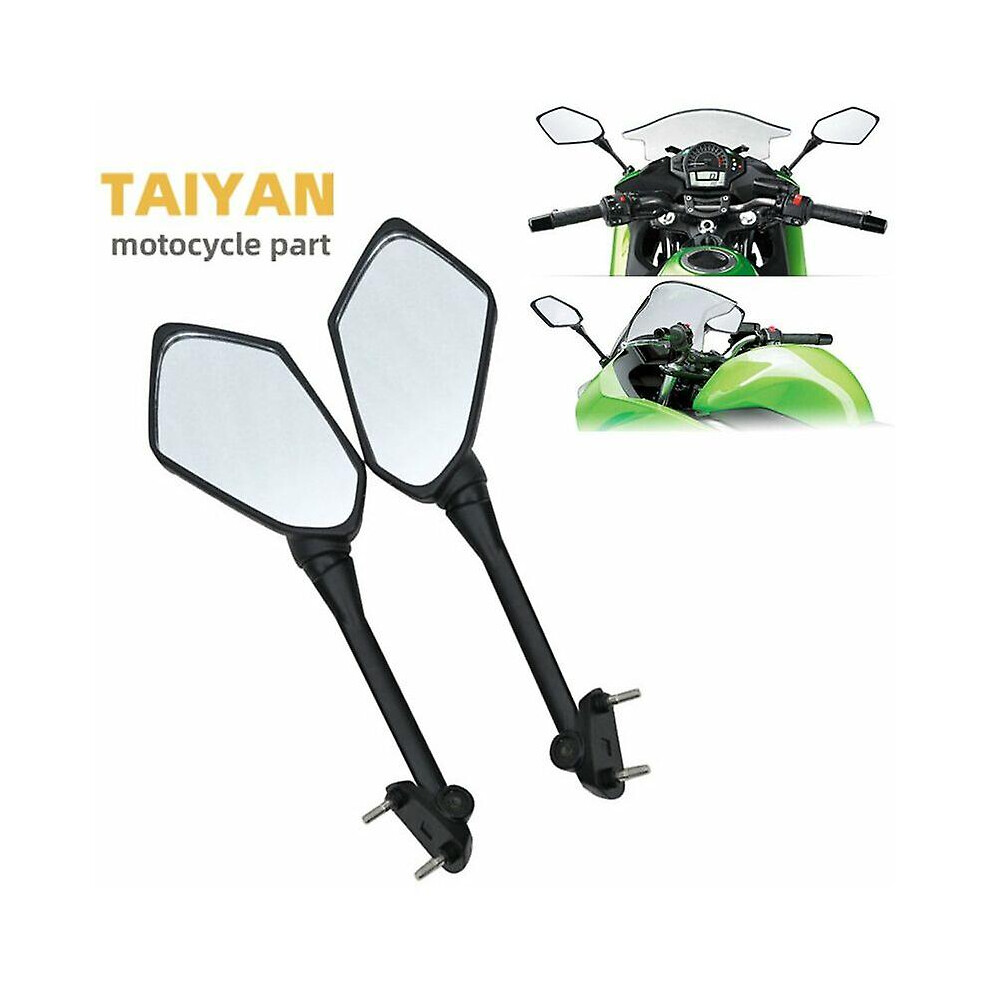 Kikidex (As Show, One Size) Motorcycle Rearview Mirror Kawasaki Ninja 650R Er6f Er-6F 400R Ninja 1000 Z1000sx