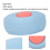 Protettori d'angolo in silicone blu, 5 pezzi, per mobili 6