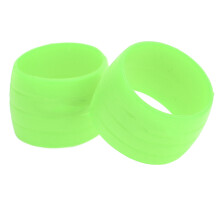 Fahrradlenkerbandage Anti-Rutsch-Silikonschlaufenklemmen für Rennräder Grün