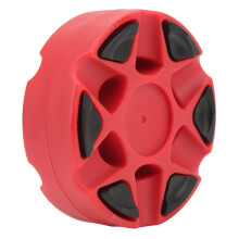 Hockey Puck Dense Texture Glossy Flat Plastic Roller Sports Equipment Red