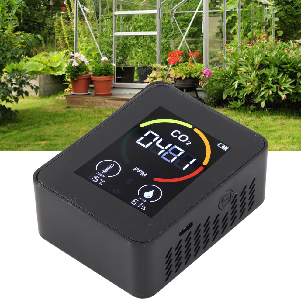 H8 Plus Co2 Sensor & Air Quality Monitor With Temp & Humidity, 3.7V, 1200Mah 8401357539786