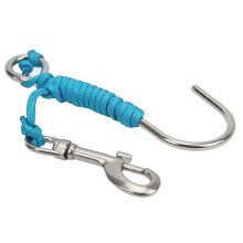 Gancio singolo per reef 78g 2.8oz acciaio inossidabile blu