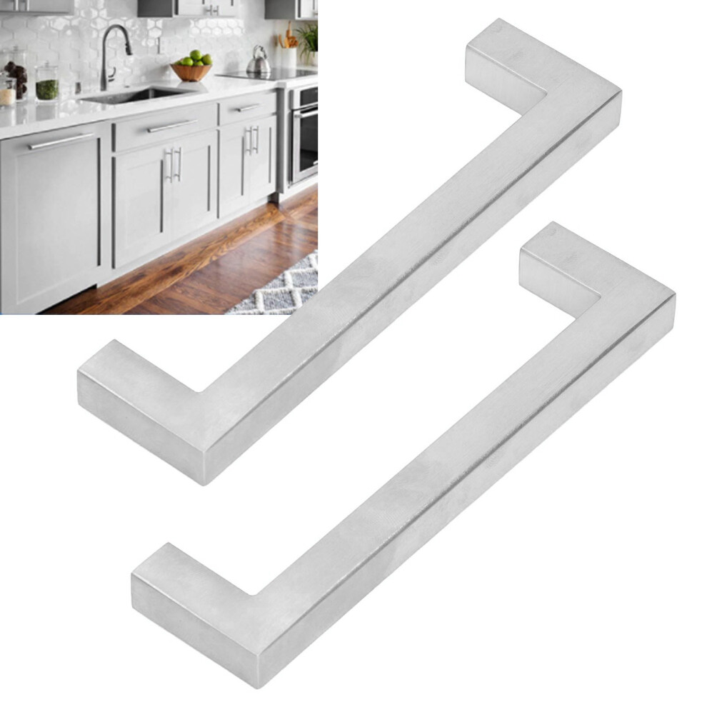 201 Stainless Steel 4Pack Cabinet Handles 96-192Mm Pulls For Furniture 9441357544518