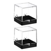 2Pcs Acrílica Transparente Para Exposição De E