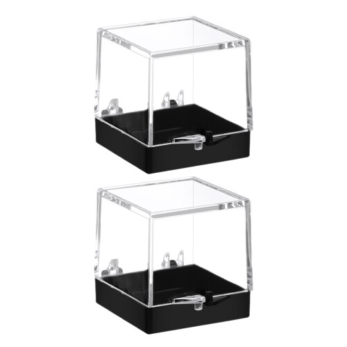 2Pcs Acrílica Transparente Para Exposição De E
