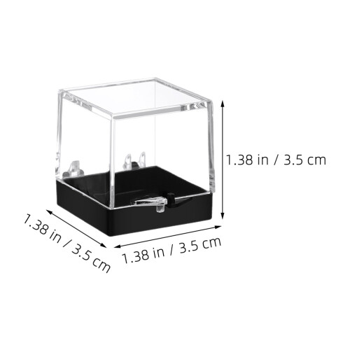 2Pcs Acrílica Transparente Para Exposição De E 1