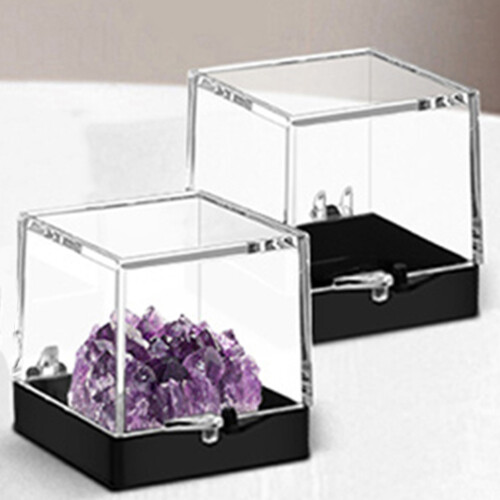 2Pcs Acrílica Transparente Para Exposição De E 2