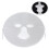 Patch d'électrode faciale - port à broches de 2 mm, Patch 6