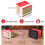 Artistic 2026 Christmas Desktop Calendar 3D Design Removable 3