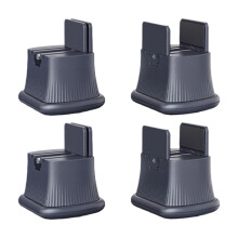 Strong Rotating Casters for Furniture Heights Adjustment &-Gray