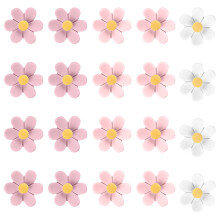 Flower Push Pins Decorative Thumbtacks Cork Notice-20 pieces