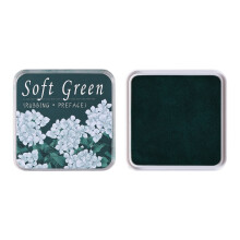 Neutral Ink Pad for Scrapbooking Stamping Even Ink-Soft green
