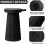 Footstool Telescopic Camping Stool Foldable Portable Mini Camping Stool Black With Carry Bag 4