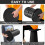 Footstool Telescopic Camping Stool Foldable Portable Mini Camping Stool Black With Carry Bag 5