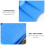 Kids Adjustable Flippers Fins Swimming Diving Learning Tools (Blue) 8