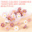 Flower Push Pins Decorative Thumbtacks Cork Notice-20 pieces 5