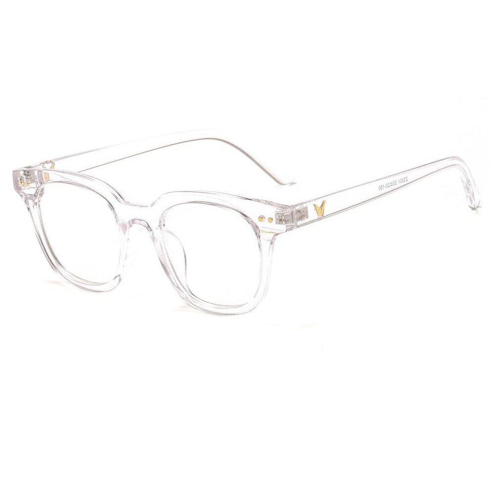 Blue/Light Fatigue Relieve Computer Readers Anti Glasses Tr Frame Transparent Lenses +1.50 Diopter Flat Mirror