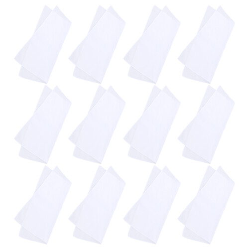 12 Unidades Lenço Algodão Tie-Dye Para Pintura