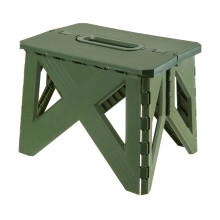 Durable Outdoor Folding Stool For Picnics Fishing-Army Green