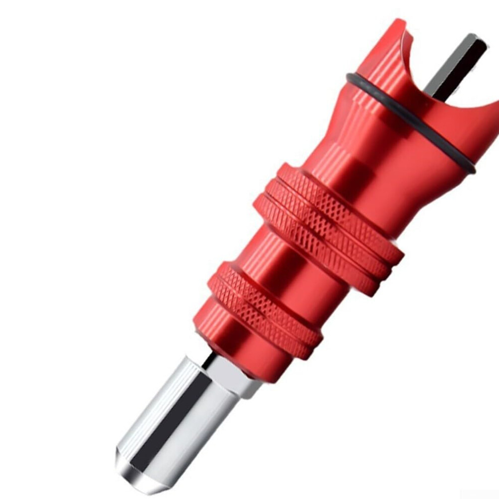 Electric Rivet Machine Adapter Head Set 4 Nozzle Sizes, Detachable Handle, Alloy Steel Conversion Cordless Compatible 9067246480394