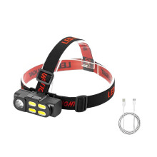Headlamp Energy-Saving Illumination, Dust-Proof Solid Portable Lantern for Camping and Fishing, Hunting Torch