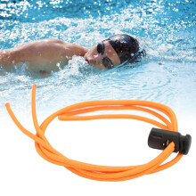 Orange 2PCS Adjustable Rubber Goggle Straps for Snorkeling and Diving Equipment