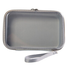 Soft Pastels Colored Large Capacity Pencil Case For School-Grey