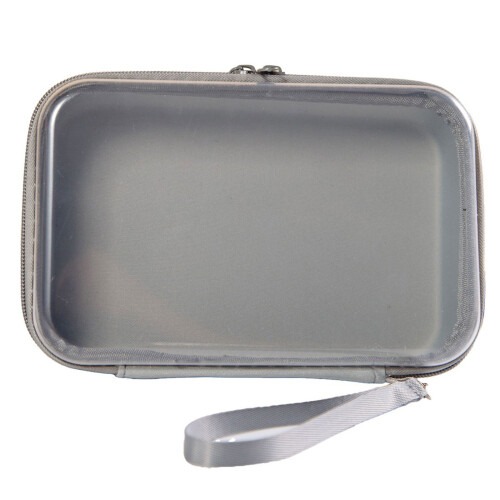 Soft Pastels Colored Large Capacity Pencil Case For School-Grey