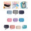 Soft Pastels Colored Large Capacity Pencil Case For School-Grey 3