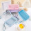 Soft Pastels Colored Large Capacity Pencil Case For School-Grey 7