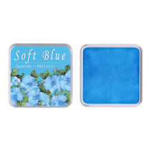 Reusable Stamp Pad for Office Use Crafting Featuring-Soft blue