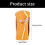 Creative Toast Bread Plush Pencil Case Large Capacity-Yellow 3