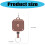 Spring Mechanism Badge Holder Square Shaped-Colorful 4