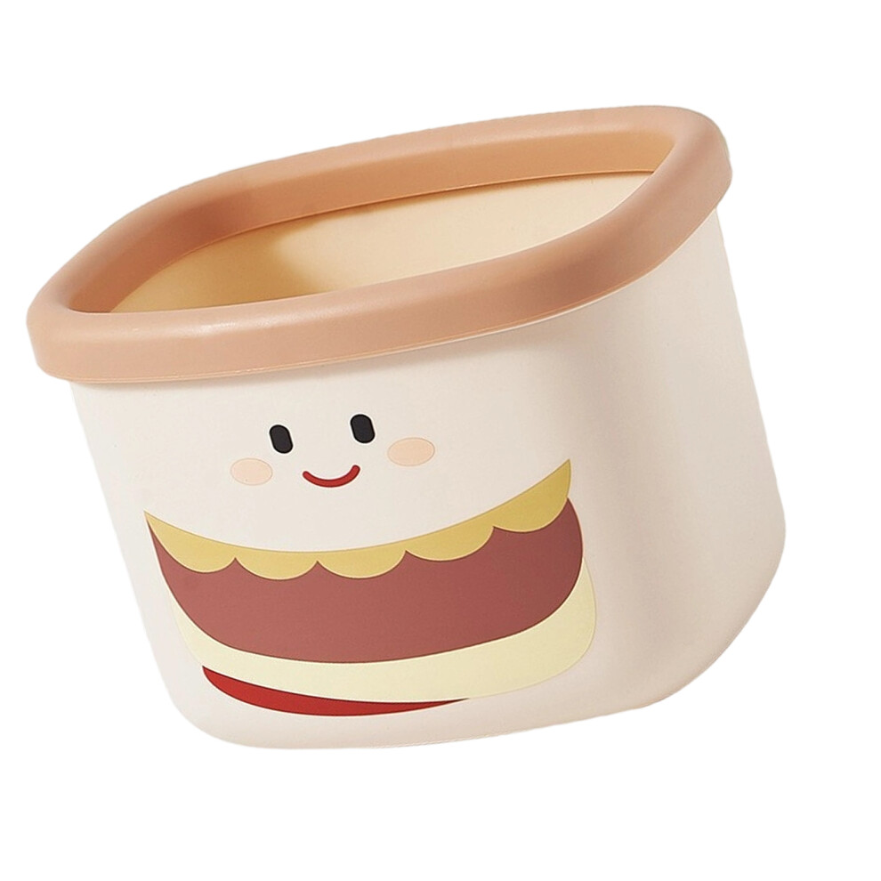 Burger Desk Organiser Large Capacity Plastic Waste Bin-2