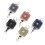 Spring Mechanism Badge Holder Square Shaped-Colorful 6