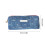 High Capacity Pencil Case Zippered Pen Pouches-Light blue 6