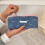 High Capacity Pencil Case Zippered Pen Pouches-Light blue 7