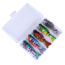 15.6g Multi Jointed Swimbaits 10cm 7-Segment Tensile Strength Lure For Trout