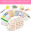 Multi Compartments Fabric Pencils Pouches-Butterfly Flowers 3