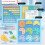Non Toxic Magnetic Fraction Demonstration Book Learning Kits For 3