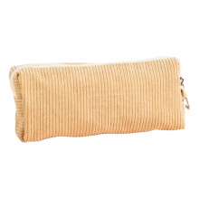 Classical Corduroy Pen Case Pencil Pouch For Students-apricot