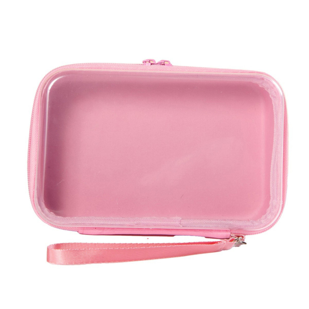 Oversized Minimalist Cosmetic Bag For Travel Essential PVC-Pink