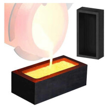 (As show, One size) 1 Pieces 1kg Graphite Ingot Mold Casting Tool, Casting Melting Tool, Used for Refining Gold, Silver, Copper, Aluminum